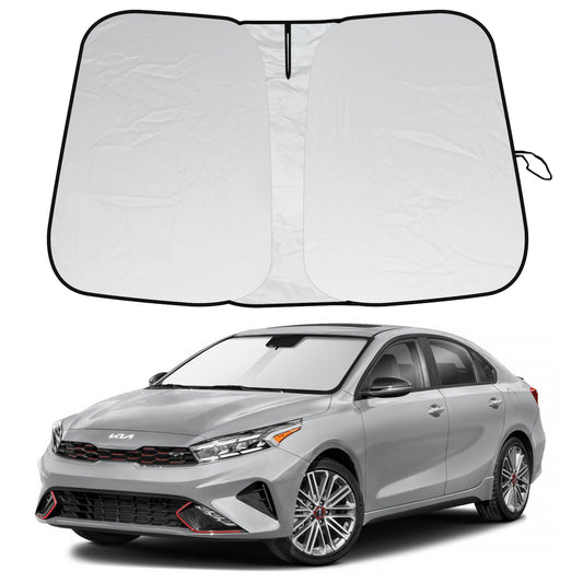 Custom for Kia Forte 2019-2024 Windshield Sun Shade Heat Block Foldable Visor