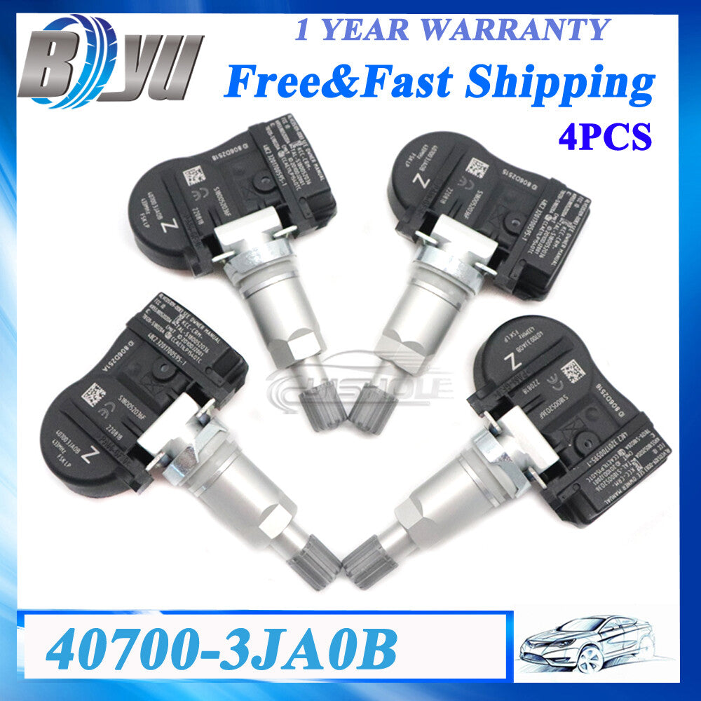 4PCS 40700-3JA0B Tire Pressure Sensor TPMS for Nissan Altima Murano Pathfinder