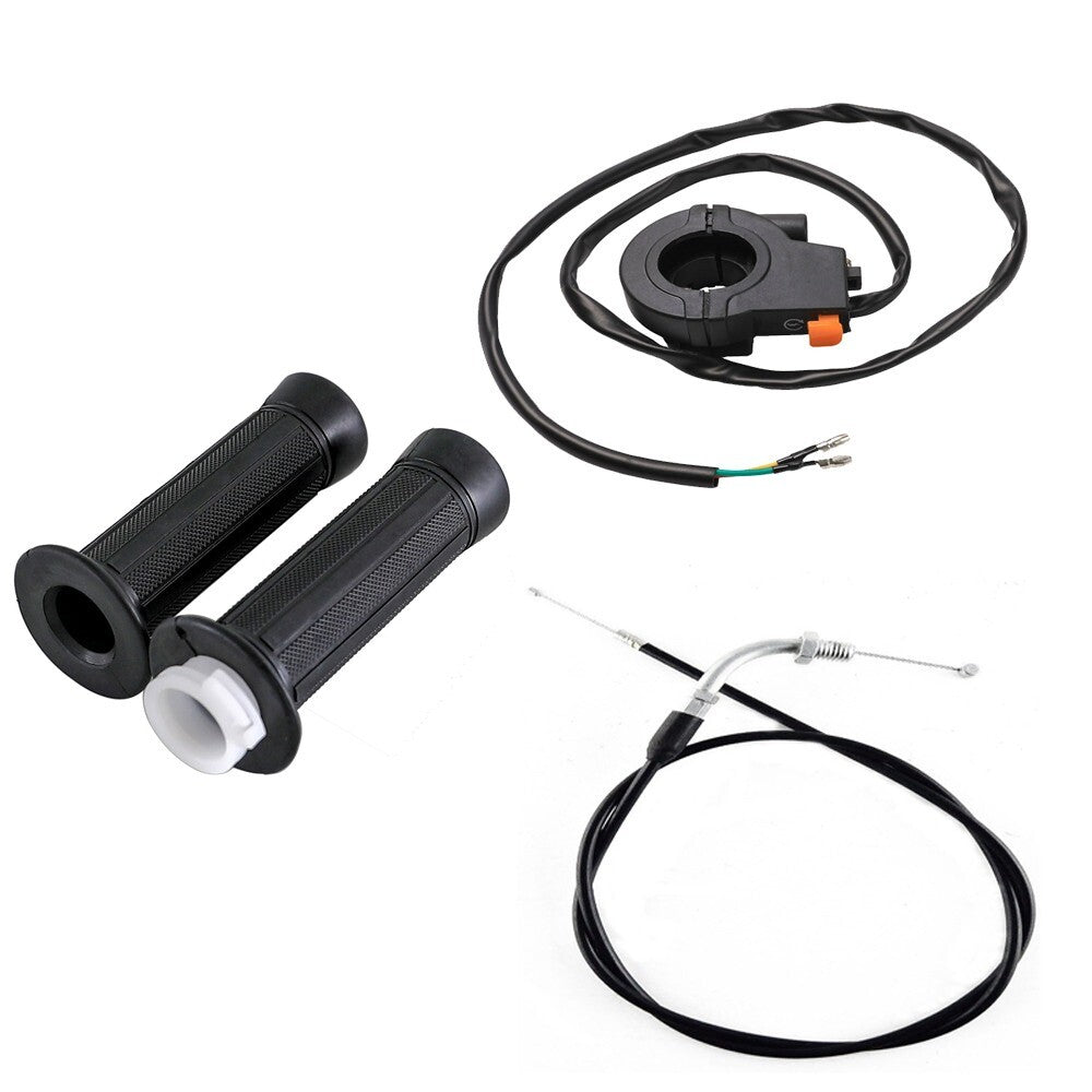 THROTTLE handheld cable kill switch for electric bicycles and motorcycles, 49cc and 80cc.