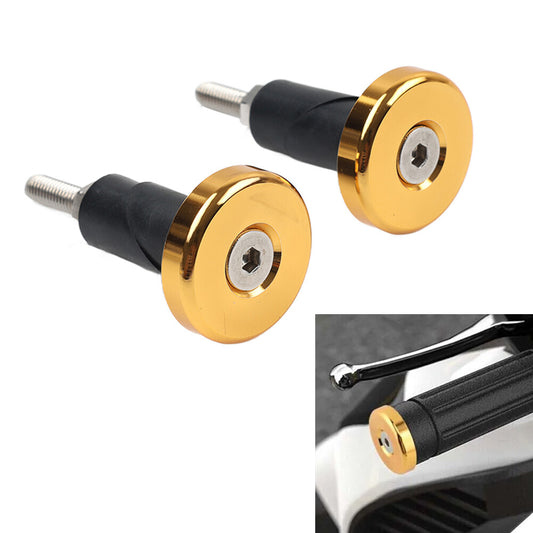 Motorcycle 7/8 1 Handlebar Grips Handle Bar End Cap Silder Plug Plug