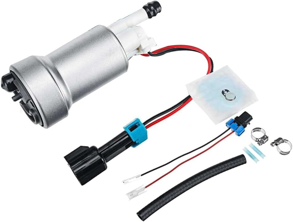 /TI F90000274 450LPH High Pressure Fuel Pump +Install Kit E85
