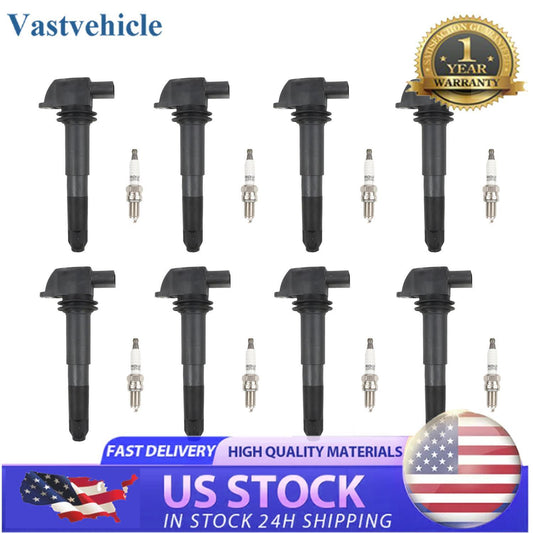 Ignition Coils  Iridium Spark Plugs for 2003-2006 for Porsche for Cayenne UF563+5308