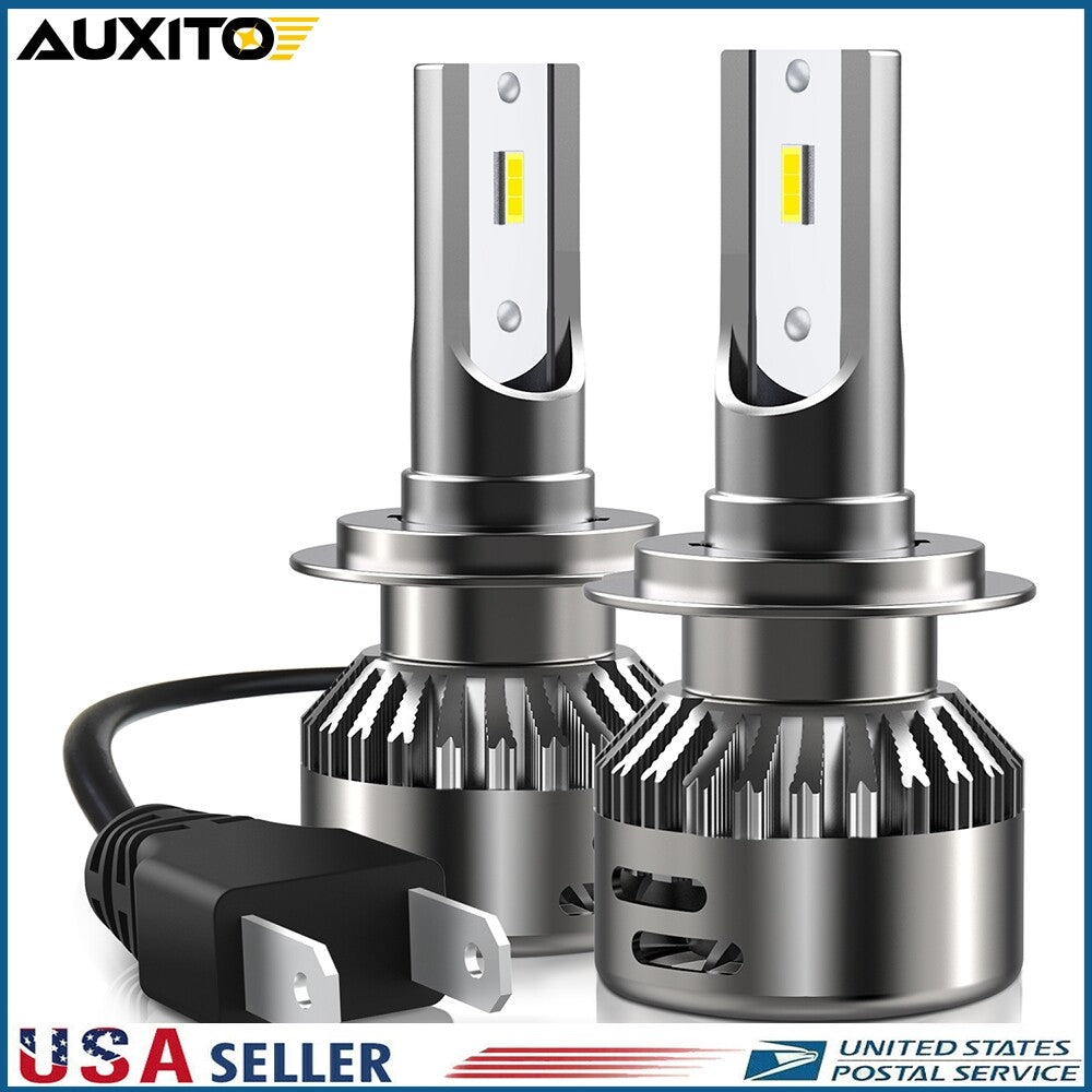 AUXITO H7 LED daytime Micron 20000LM, Kaohsiung Micron 6500K, high-quality white light film.