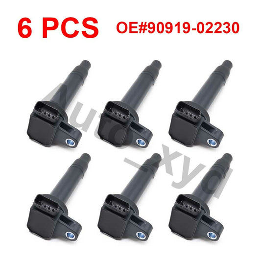 6PCS Igtion Coil 90919-02230 for Lexus GS430 GX470 LS430 LX470 SC430 for TOYOTA XYD
