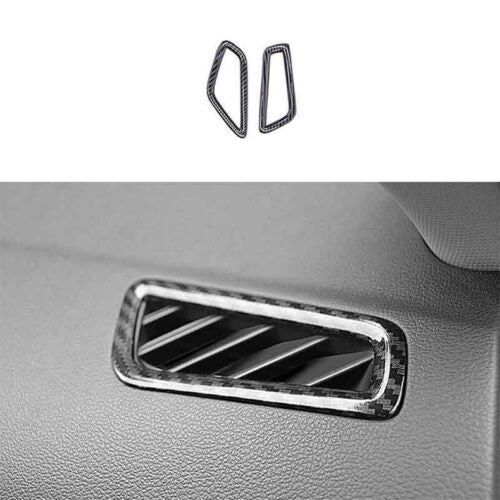 for Hyundai for Elantra 2017-2020 Carbon Style Dashboard Upper Air Outlet Vent Cover