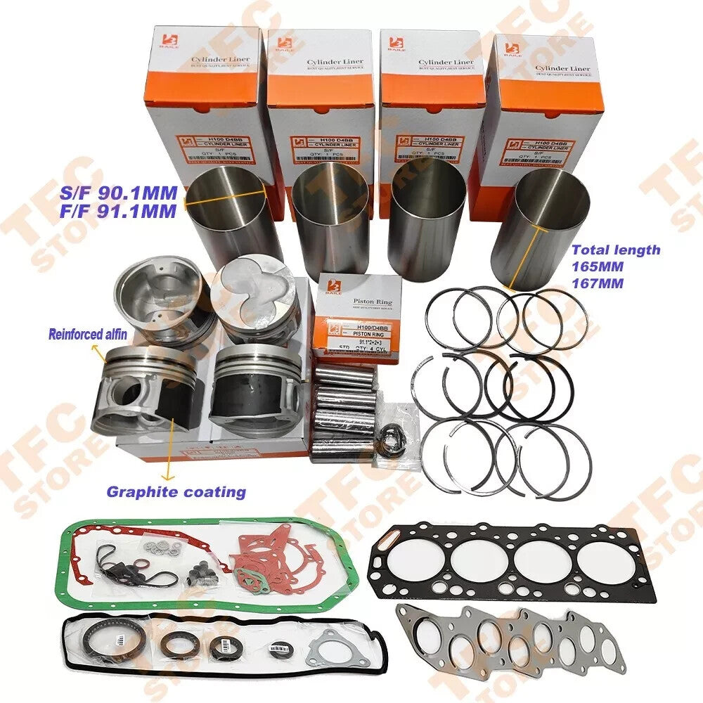 D4BB D4BA Engine Full Rebuild Kit Fit for Hyundai H100 Truck Forklift??