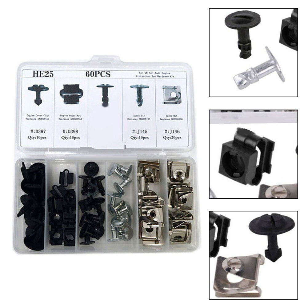 For A4 A5 B8 Engine Guard Clamp, Bracket, Mounting Kit Screw Bottom