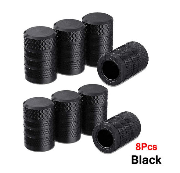 4-piece car tire valve cover rod air dust cover dustproof black rocket for Peugeot