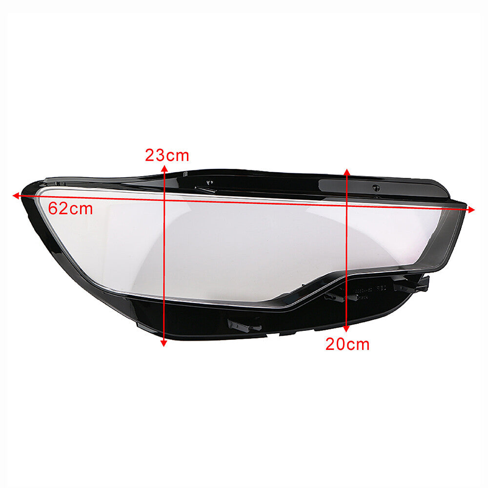 Right Left Front Headlight Cover Headlamp Lens Clear Shell for Audi C7 13-2015