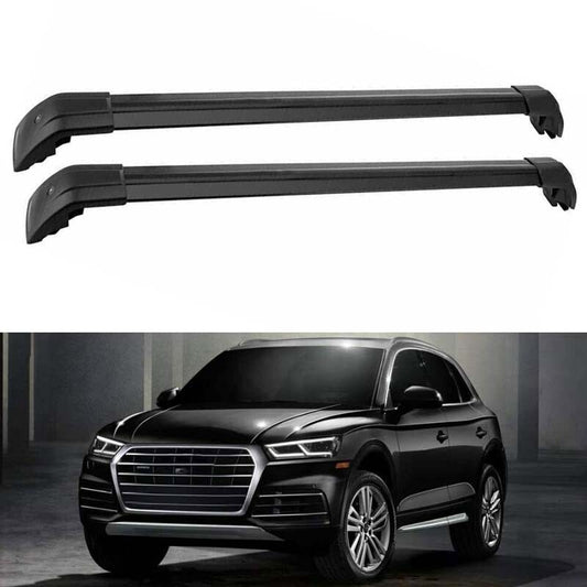 2Pcs Lockable Roof Rail Racks Cross Bar Crossbar Fit for Audi Q5 2018-2023