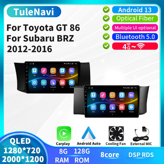 for Toyota GT 86 for Subaru BRZ for Scion FRS 2012-2016 Car Radio Carplay GPS Player