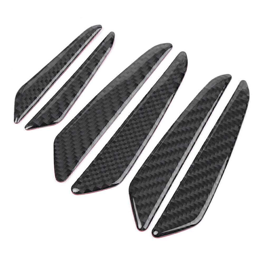for Mercedes Benz 6x Car Door Protective Strip Anti-collision Carbon Fiber Style