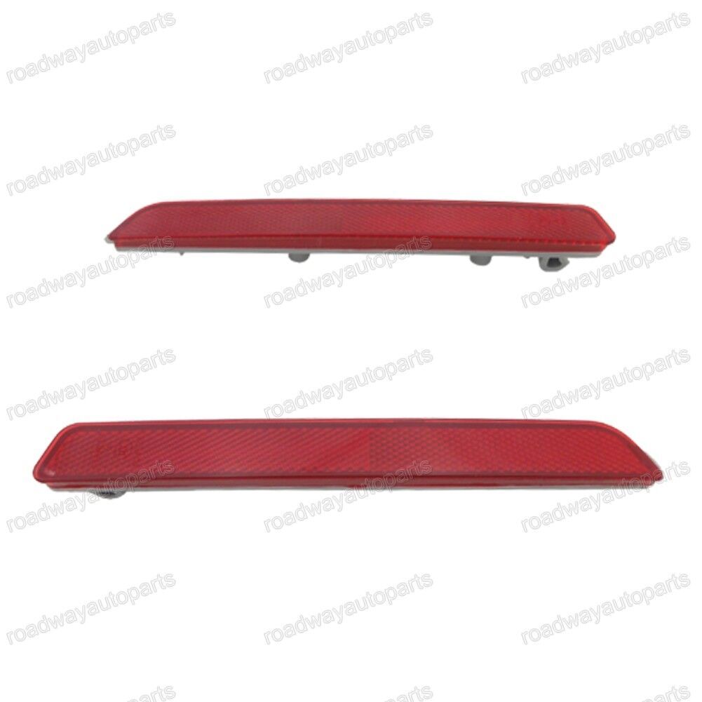 1Pair Red Lens Rear Bumper Lights Reflector Lamps Fit for Mazda CX-9 2007-2013