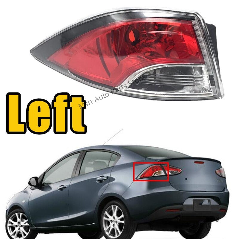 Left Rear Tail Light Brake Stop Lamp No Bulb for Mazda 2 M2 Sedan 2008 -2012