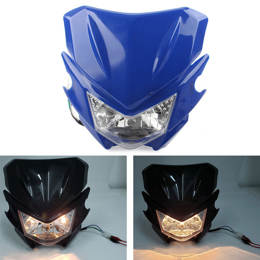 Verkleidungsscheinwerfer Scheinwerfer Hi / Lo Blau f¨¹r Street Fighter Dirt Bike