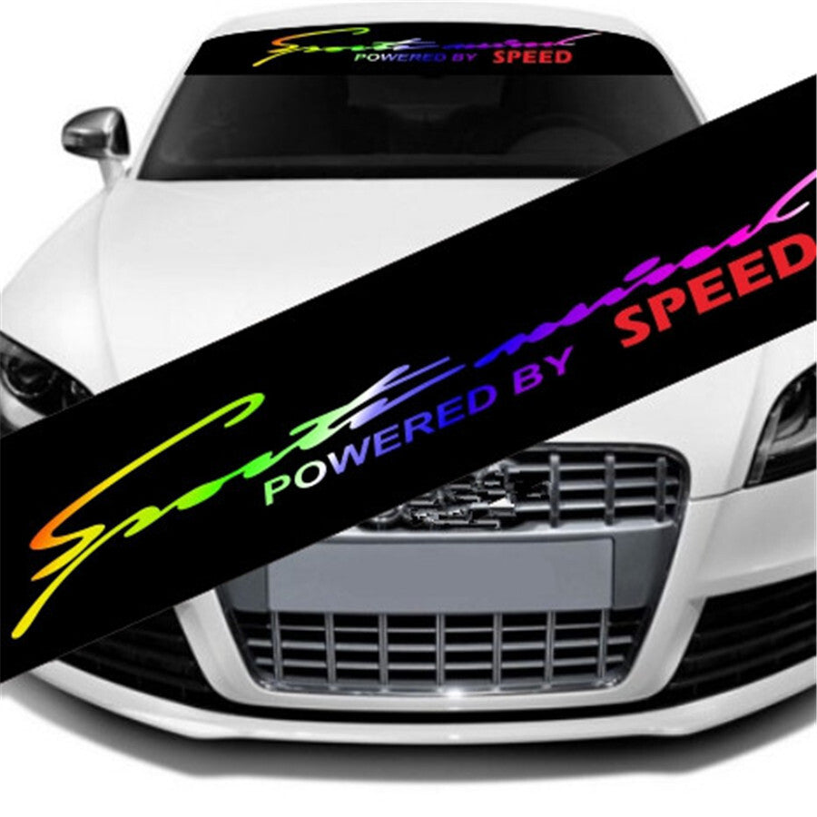 Window Decal Graphic Stickers For Car Truck SUV Windshield Accessories 130x21cm