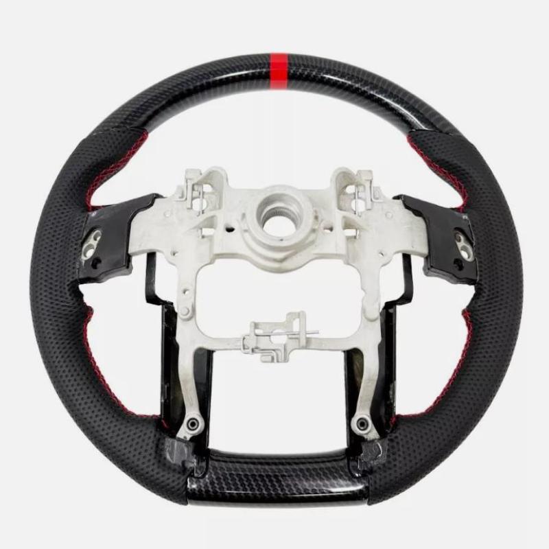Suitable for 2024+ Tacoma Tundra Sequoia Sport Water Carbon Fiber Steering Wheel