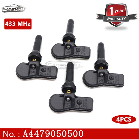 4-pack 433MHz Tire Pressure Sensors (TPMS) A4479050500 for Mercedes-Benz for Chrysler for Fiat