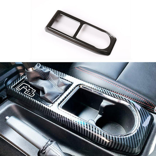 Carbon fiber console shift panel trim suitable for Toyota Tacoma 2016 - 2023