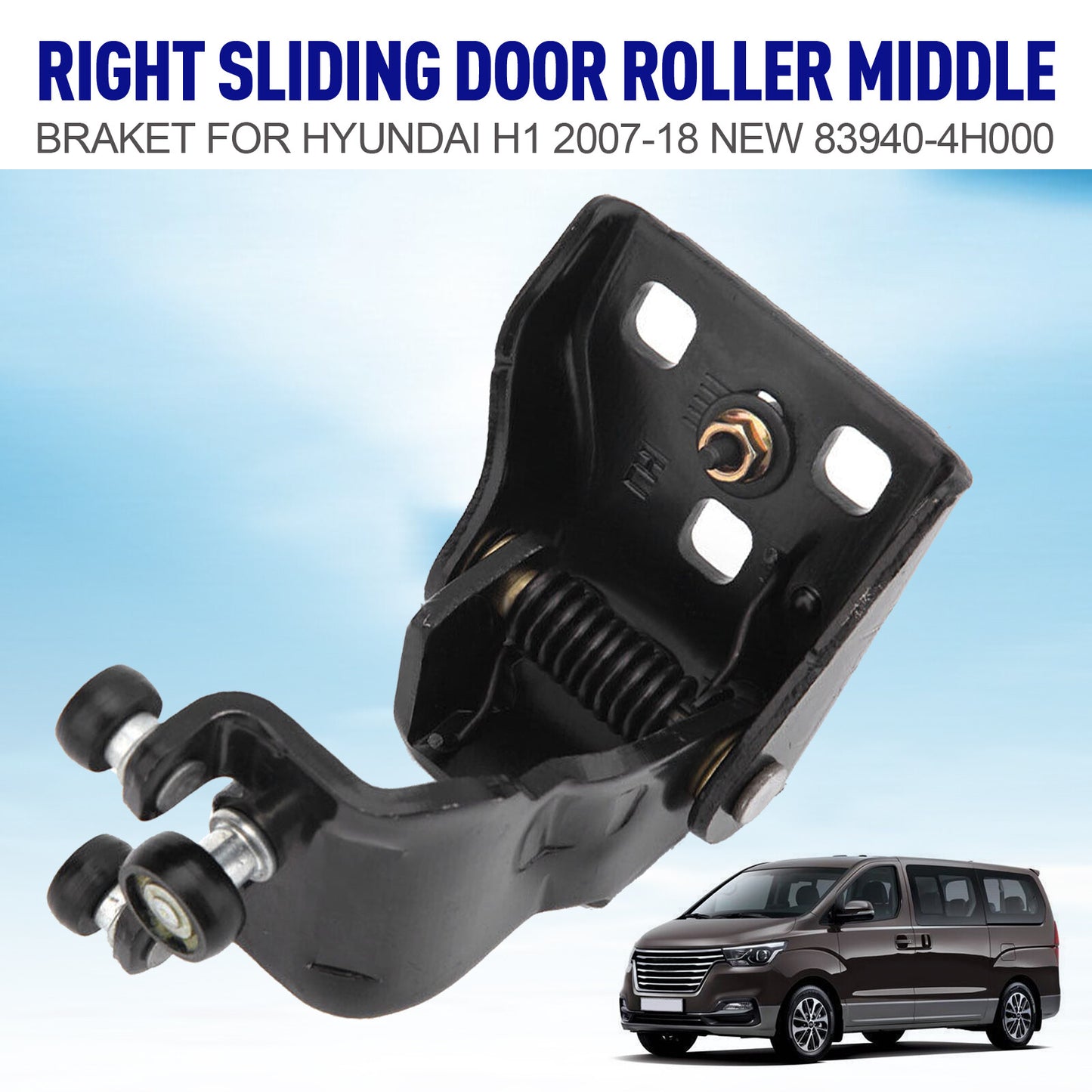 for Hyundai H1 2007-18 83940-4H000 Right Side Sliding Door Roller Middle Braket