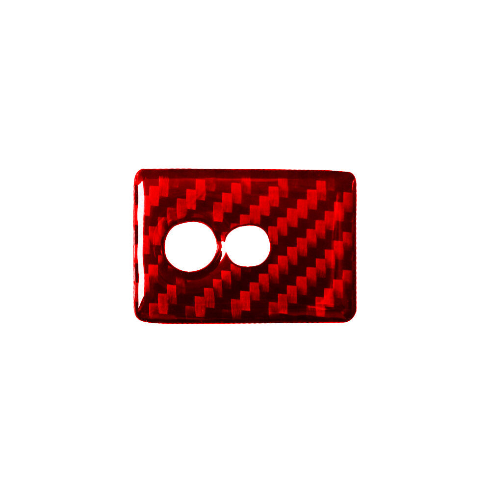 Red Carbon Fibre Headlight Switch Trim for Land Rover Discovery Sport