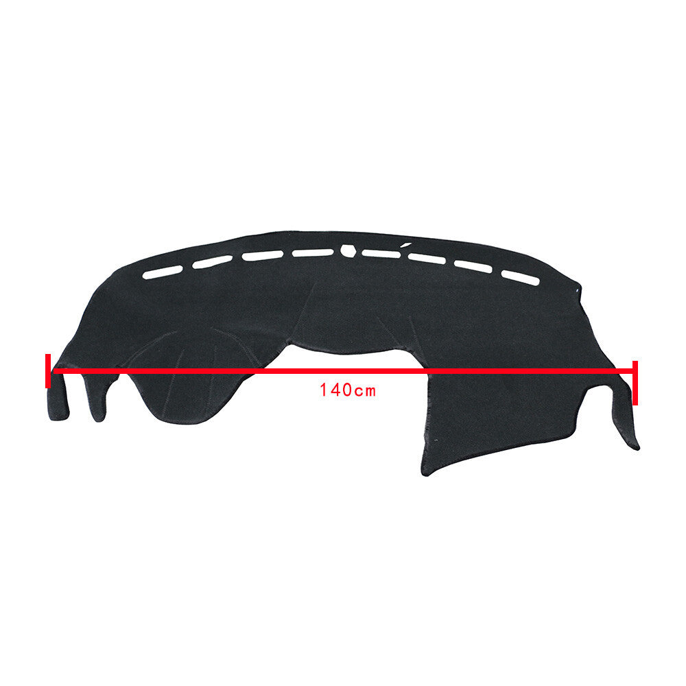 Black Sun Shade Visor Pad Dashboard Cover Mat LHD For 2013-2017 Kuga Escape