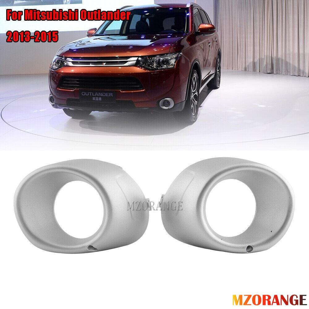2¡Á F¨¹r for Mitsubishi Outlander 2013-2015 Nebelscheinwerfer Rahmen Abdeckung L+R