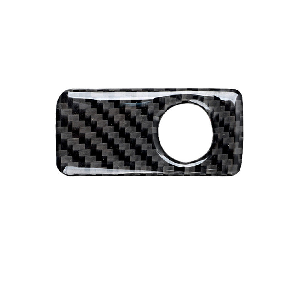 Carbon Fiber Interior Glove Box Handle Cover Trim for BMW X1 F48 2016-2018