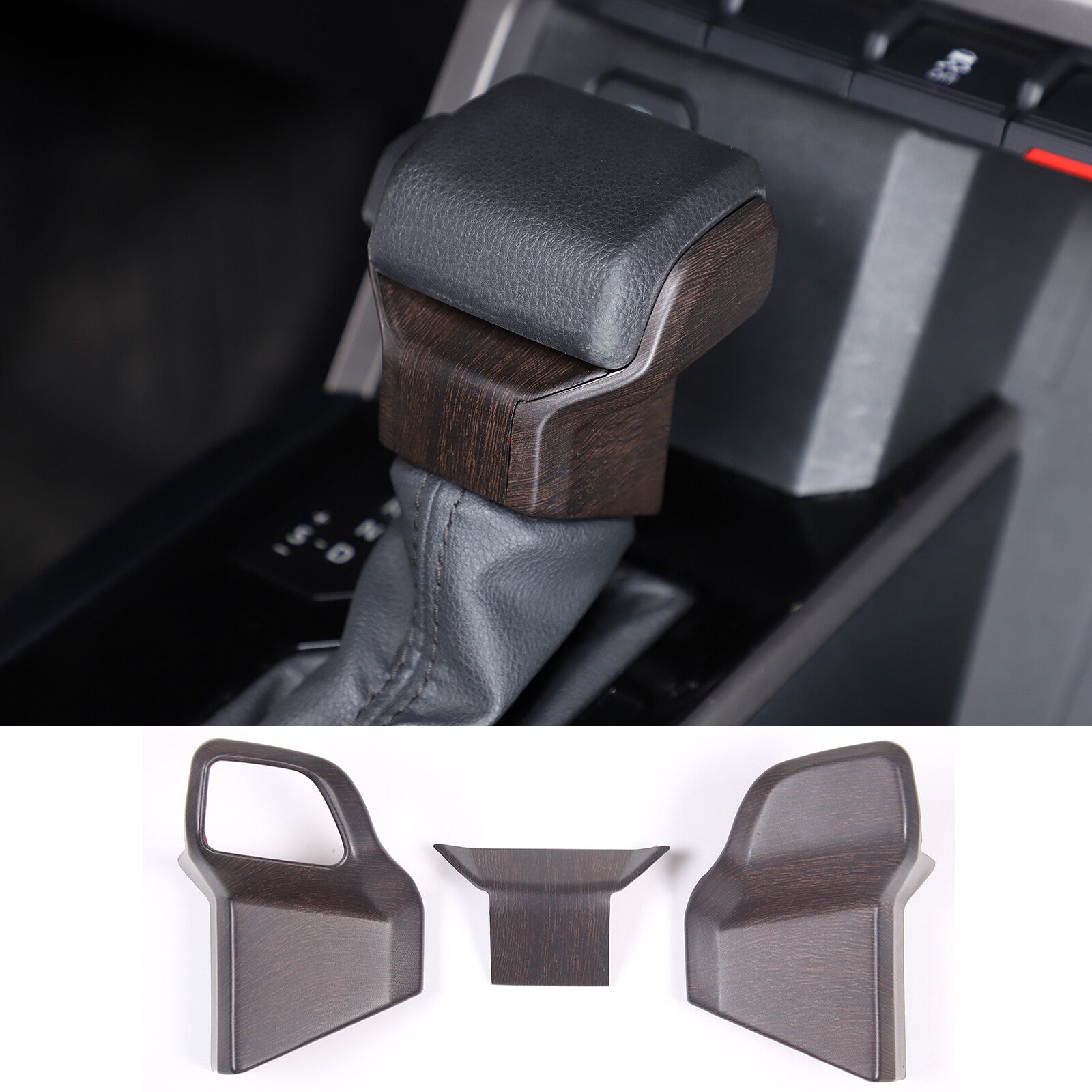 Carbon fiber ABS interior armrest box panel cover trim for BMW 3 Series G20 (2019-22)