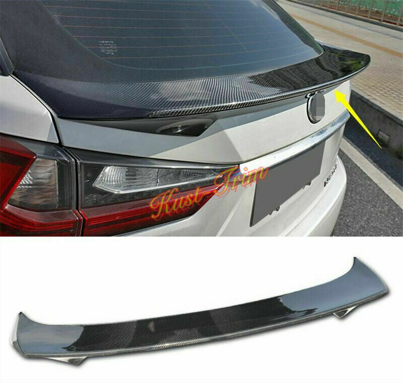 For 2016-2019 for Lexus RX350 450 Real Carbon Fiber Rear Trunk Duck Lid Spoiler Wing