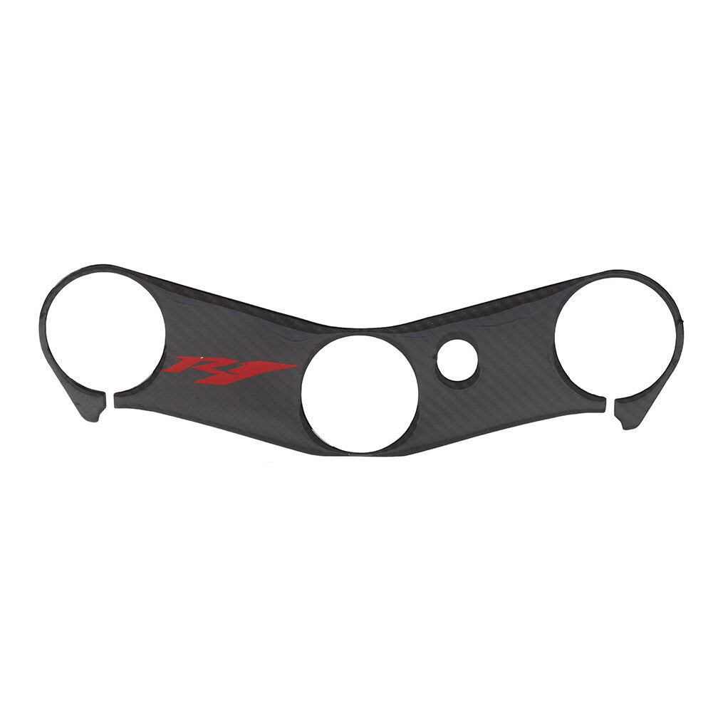 Carbon Fiber Look Handle Yoke Cover Gel Protector Sticker for Yamaha R1 2002-03