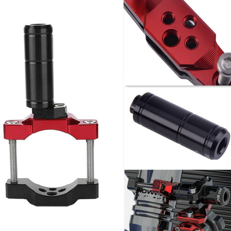 Motorcycle 54mm Extension Bar Bracket Light External Fixed Holder Mount Fixture