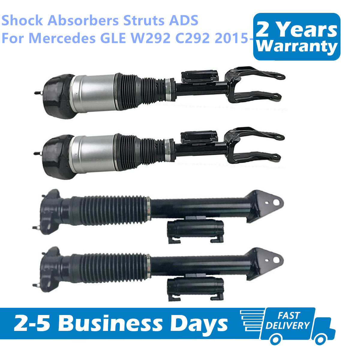 4-piece front and rear suspension absorber struts for Mercedes C292 GLE320 450 4Matic