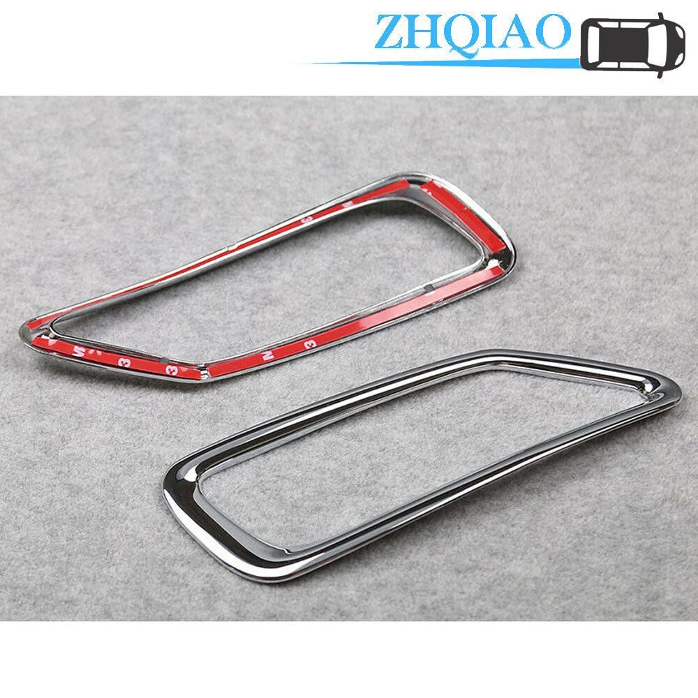Rear Bumper Fog Light Lamp Chrome Cover Trim Fits for Toyota RAV4 2013 2014 2015