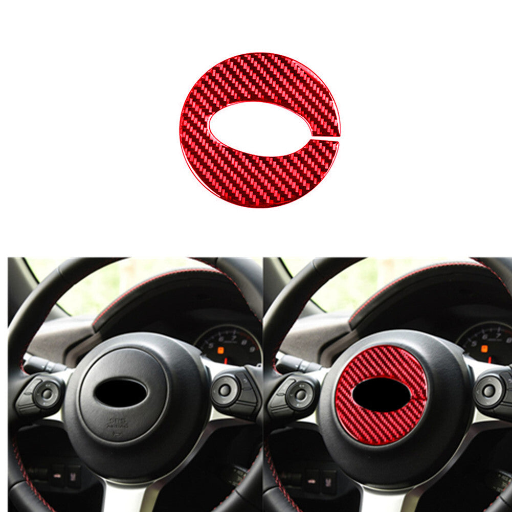 Red Car Steering Wheel Panel Trim Sticker for Subaru BRZ/ for Toyota 86 2016-2020