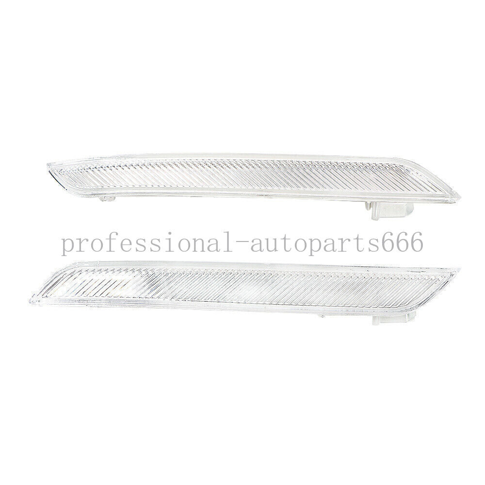 One set of left and right transparent front bumper side marker lights suitable for BMW X6 E71 E72 07-14