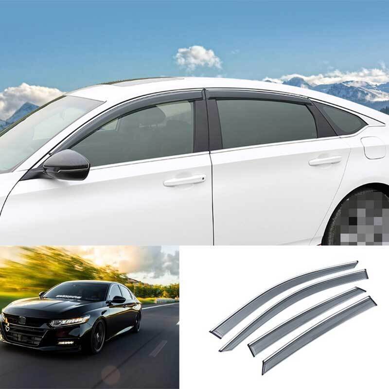 for Honda Accord 2018-2022 Car Window Wind Visors Sun Rain Guard Vent Deflectors