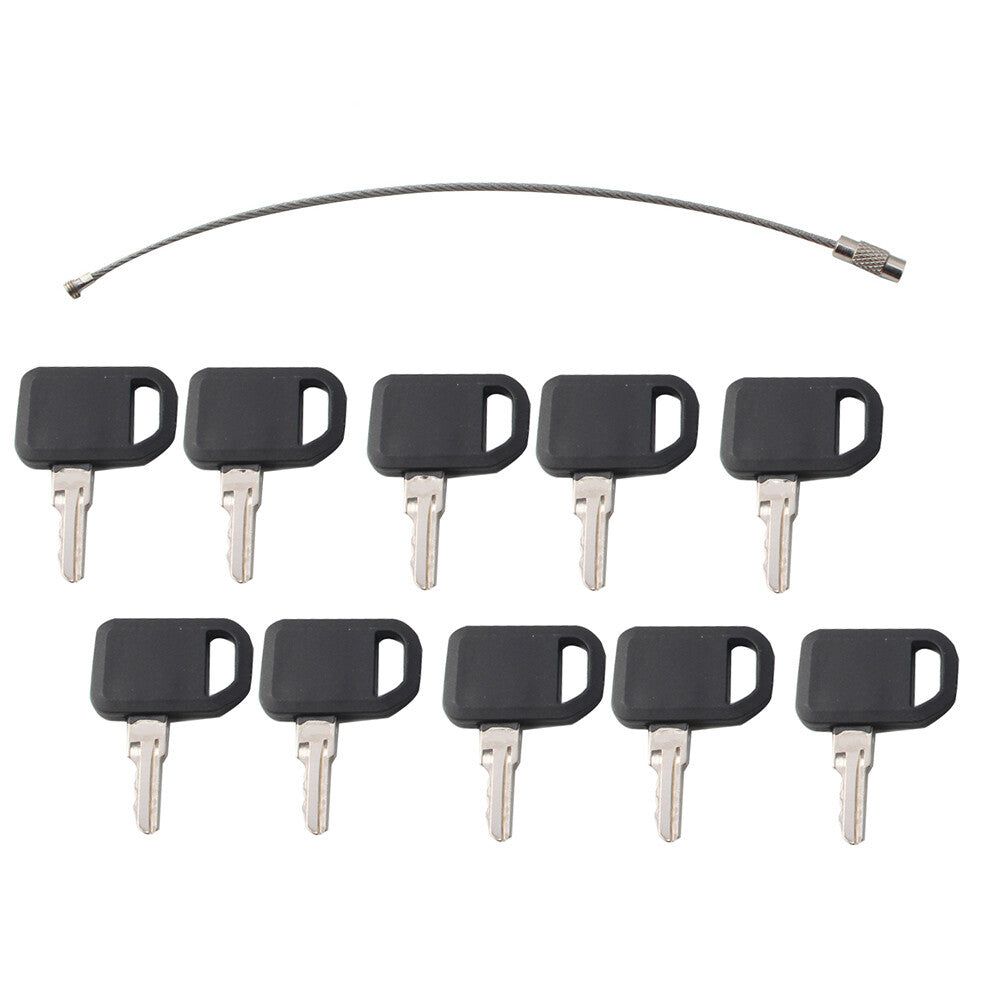 10pcs Ignition Keys w/Key Ring AM131841 For GT225 GT242 GX335 M76975