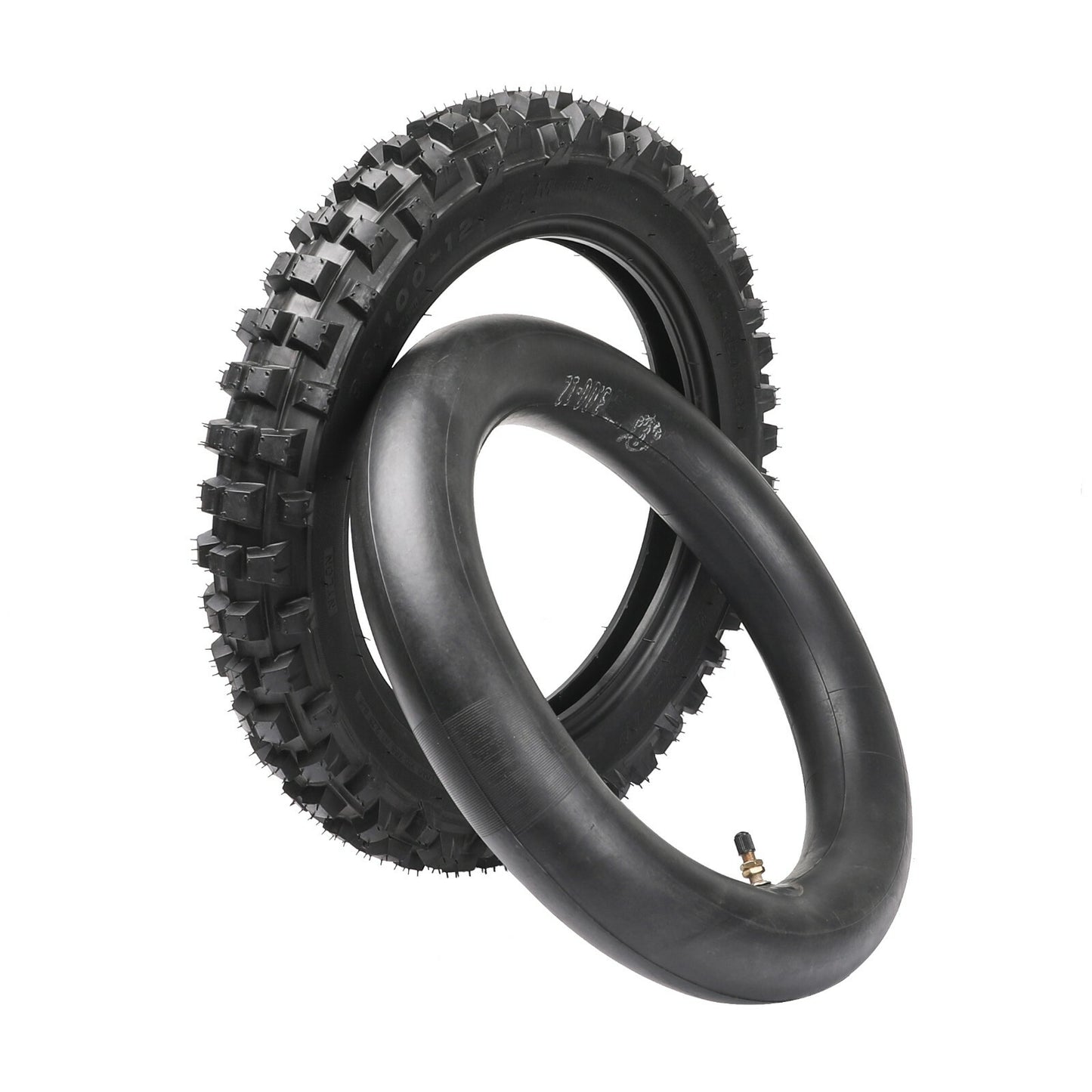Front 60/100-14 + Rear 80/100-12 Tire Tubes - Dirt Pit Bicycles: TTR110, CRF70, KX65, PW80