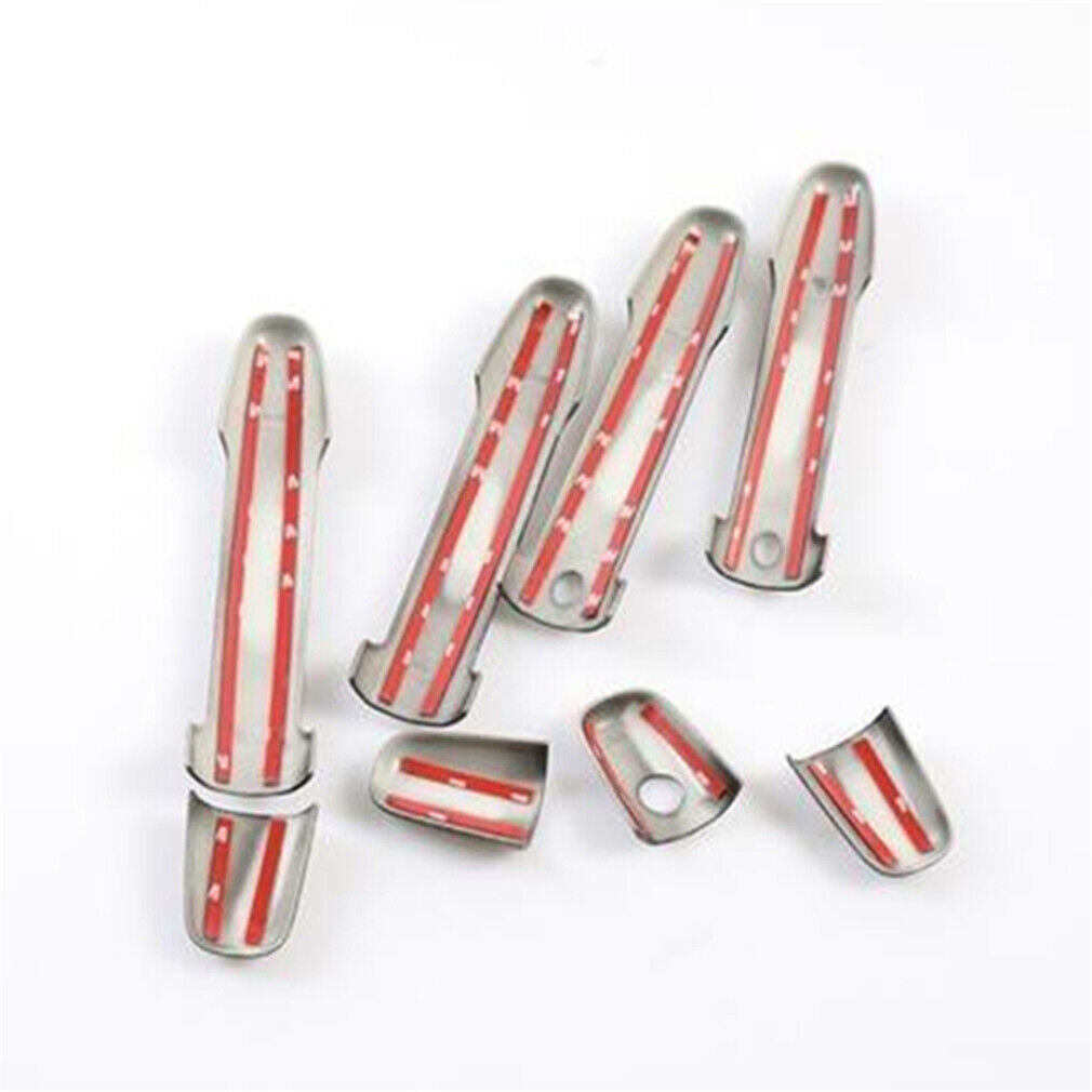 for Toyota 2003-2013 for Corolla Silver Outer Door Handle Covers+Bowl Trims 12P