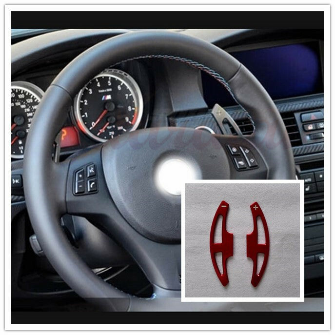 NEW for BMW E90 E92 E93 M3 01-13 Steering Wheel Shift Paddle Shifter Racing
