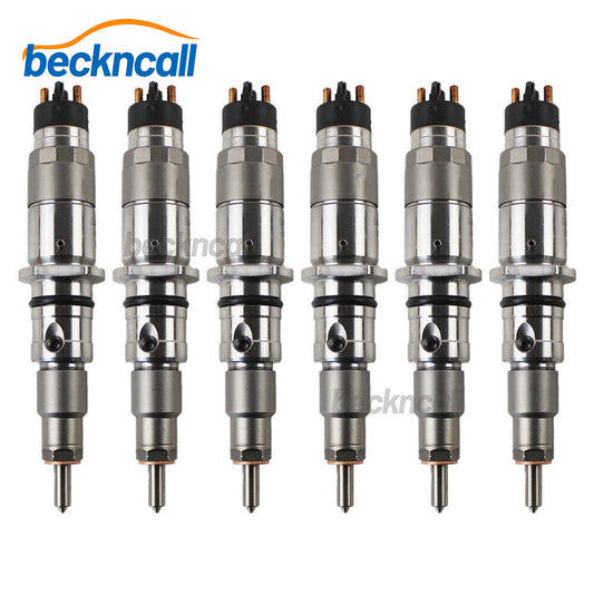 6X Common Rail Injectors 0445120231 0445120059 For Komatsu PC200-8 New