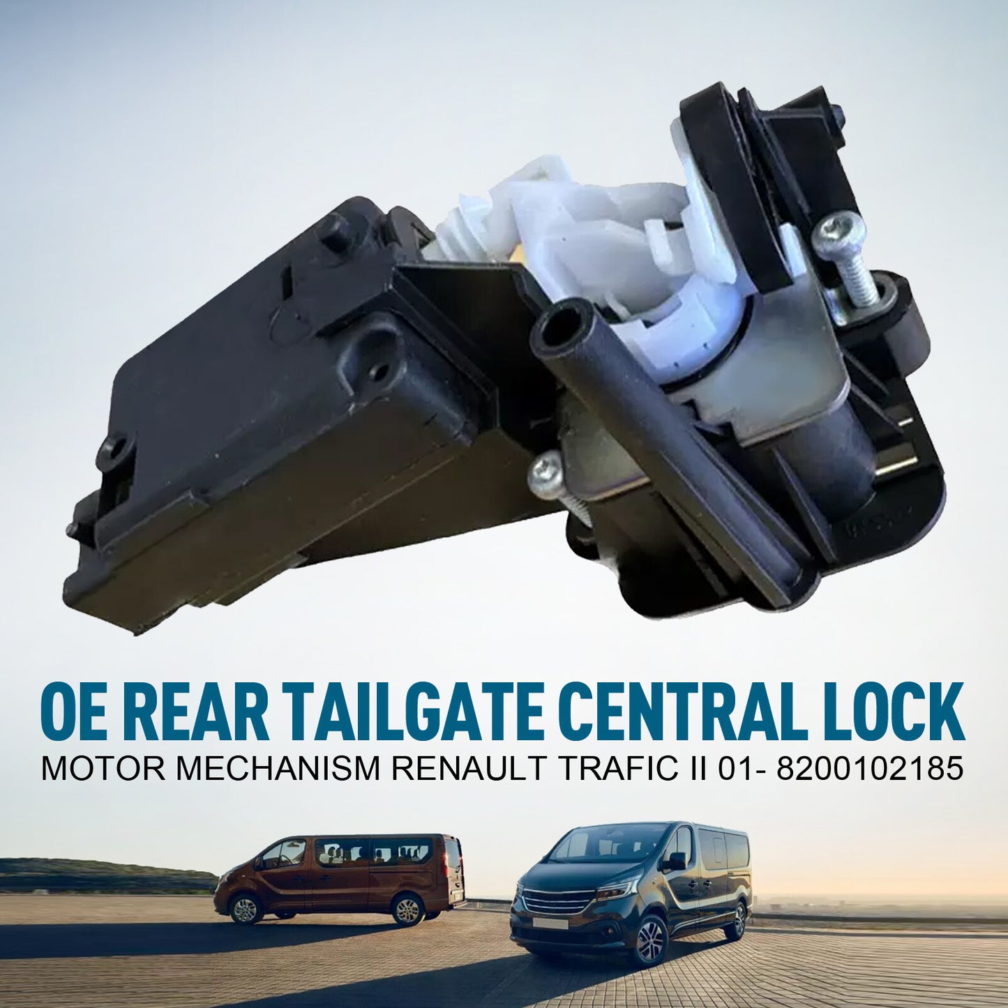 Applicable to for Renault Trafic 01 - 8200102185 Rear tailgate central locking motor mechanism