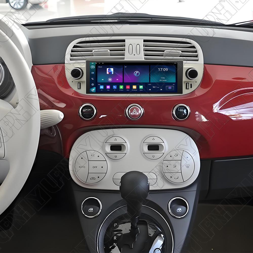6.86 For 2007-18 for Fiat 500 Carplay 4+32GB Stereo Radio GPS Nav Wifi FM BT Player