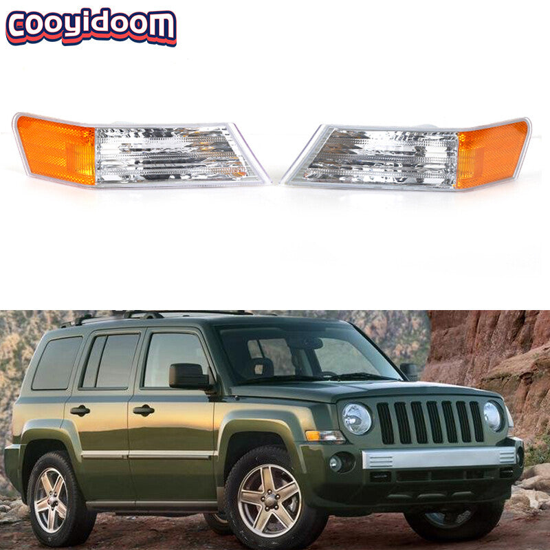Suitable for 2007-2014 for Jeep Patriot front corner lights/turn signals without bulbs (LHRH-)