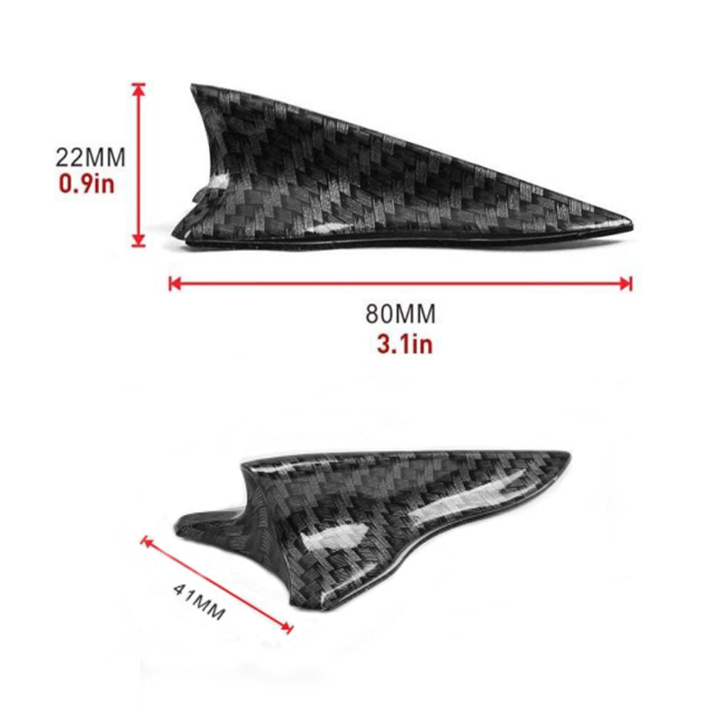 10x Shark Fin Wing Vortex Generator Diffuser Rear Roof Wing Spoiler Fit for Subaru