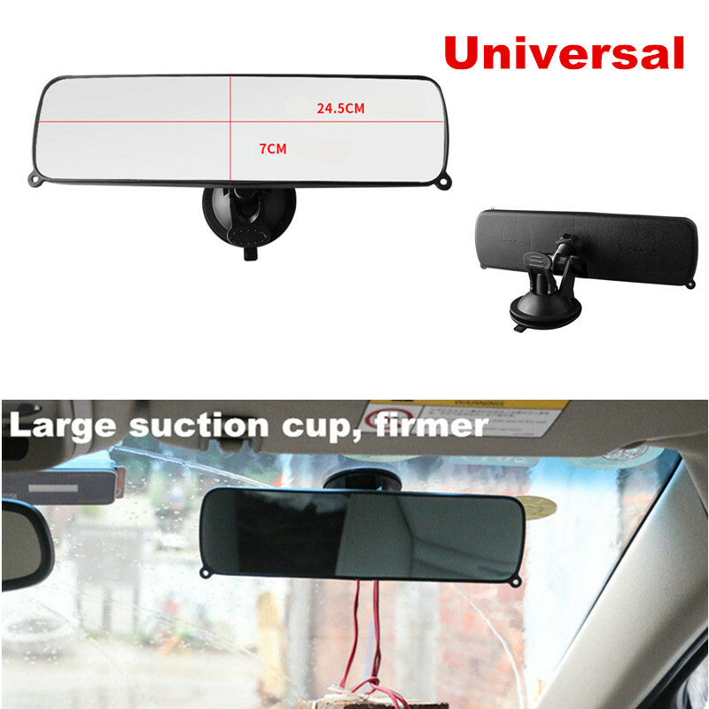 1pcs Rear View Suction Cup Driving Instructor Mirror Wide Angle Accessory Fit