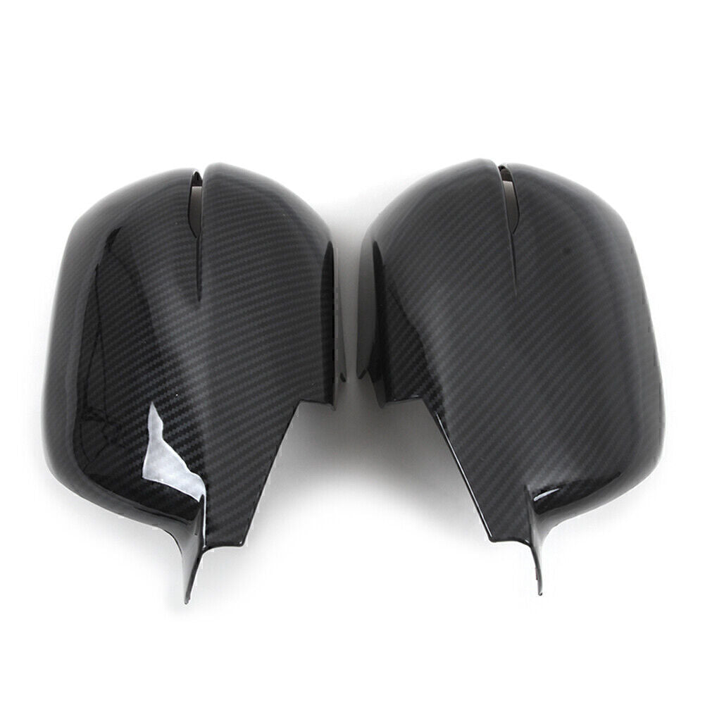 for Honda CR-V 2017-19 Carbon Fiber Mirror Rearview Side Mirror Cover Caps Trim