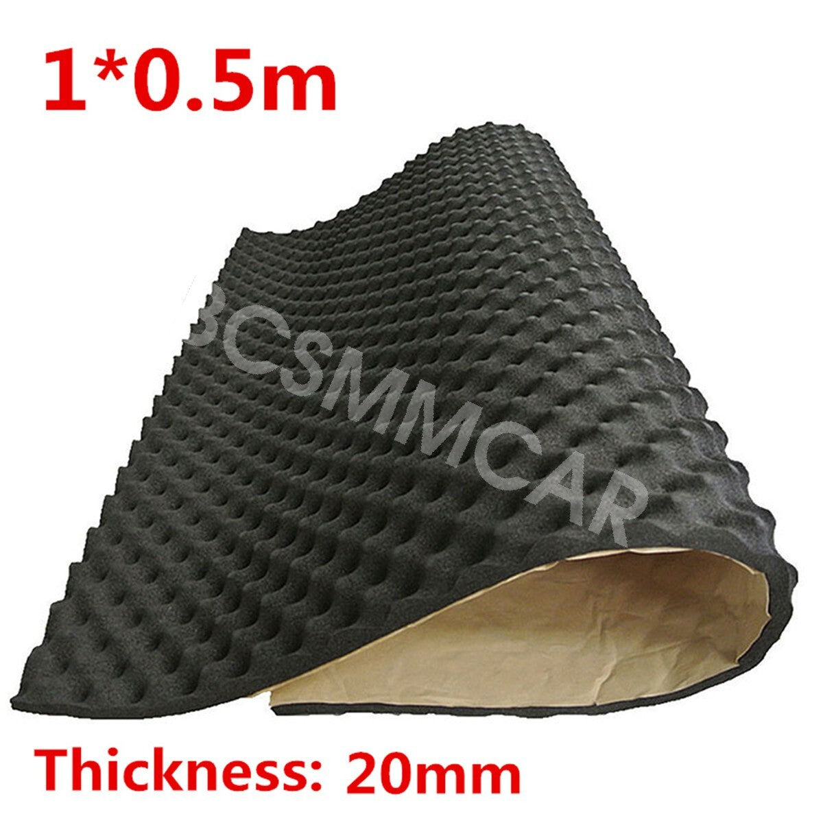 19x39in Sound Deadener Noise Proof Deadening Mat Car Heat Shield Insulation 20mm