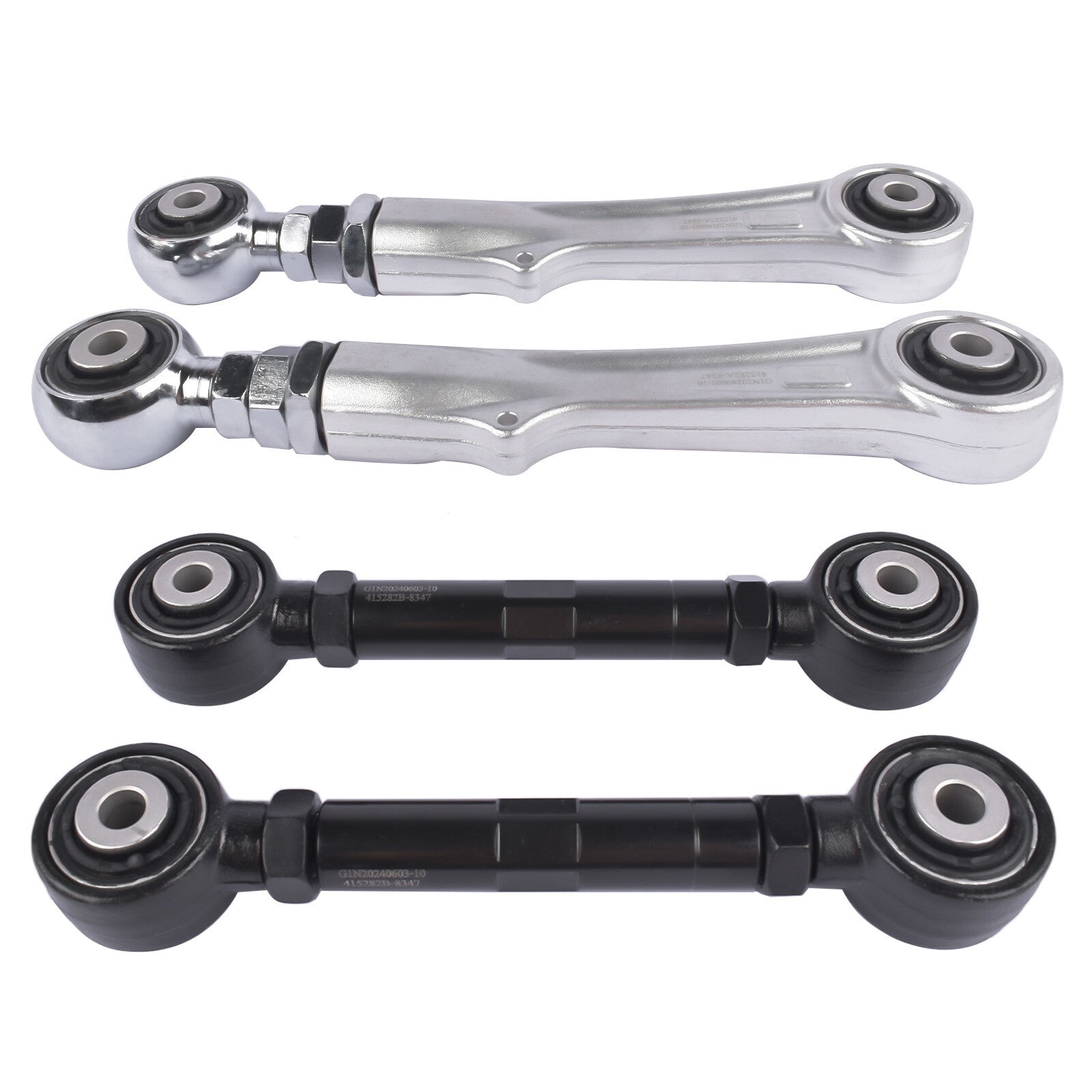 4Pcs Rear Adjustable Camber  Toe Control Arm Kit for Tesla Model X 2015-2020 Mo